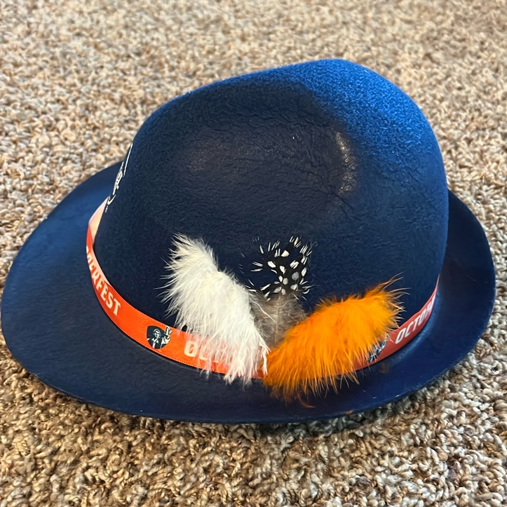 Samuel Adams Octoberfest Party Prop Fedora hat - Picture 2 of 5